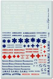 ambulance, firebrigade, etc  1/43